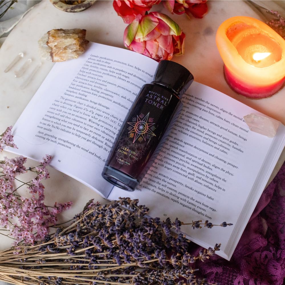 Mystic Kiss Astral Rose Water Toner for Face I Face Toner for Women Anti Aging I Hydrating Facial Toner for Women with Sensitive Skin