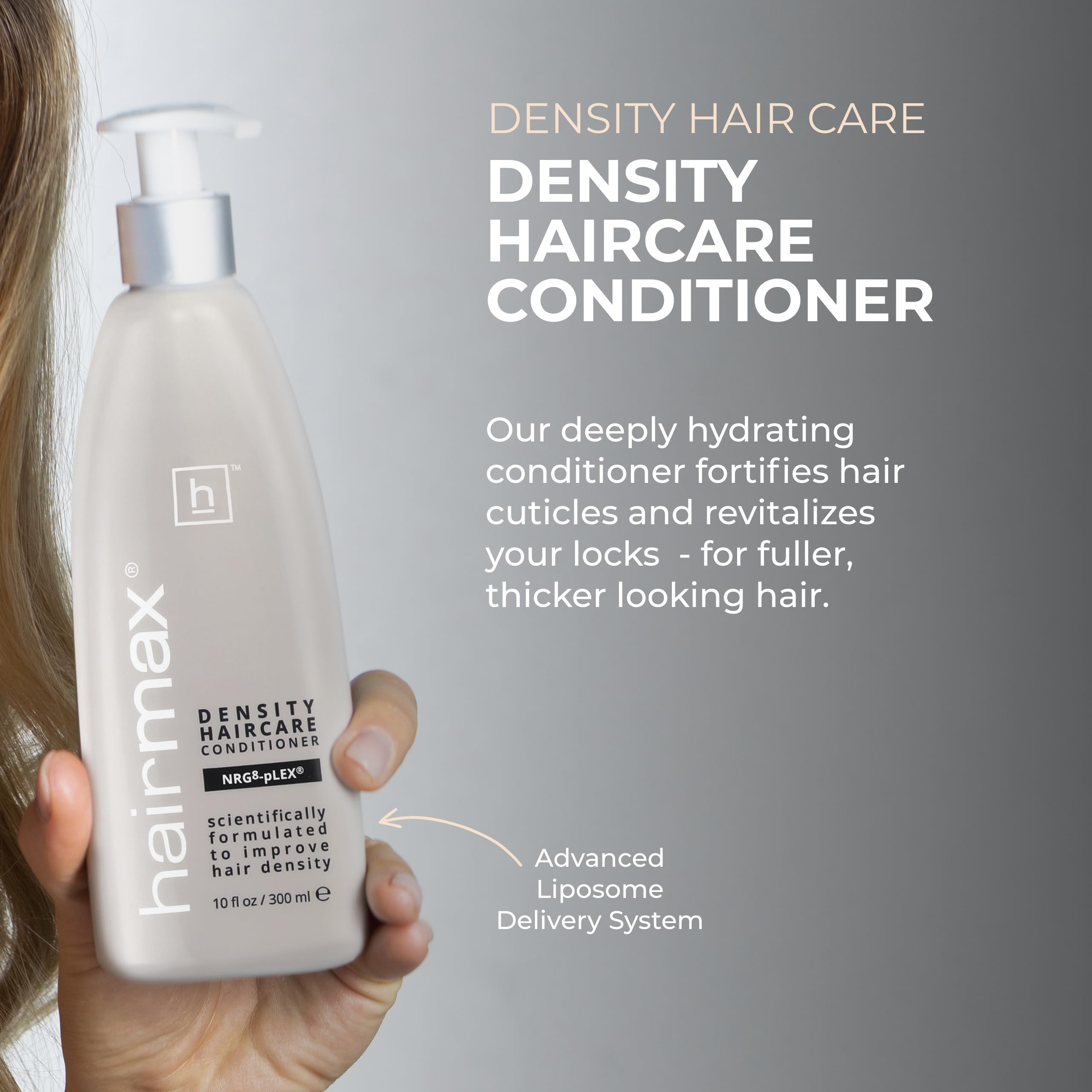 Hairmax Density Conditioner For Thinning Hair - Hydrates and Strengthens For Men & Women 10 fl oz