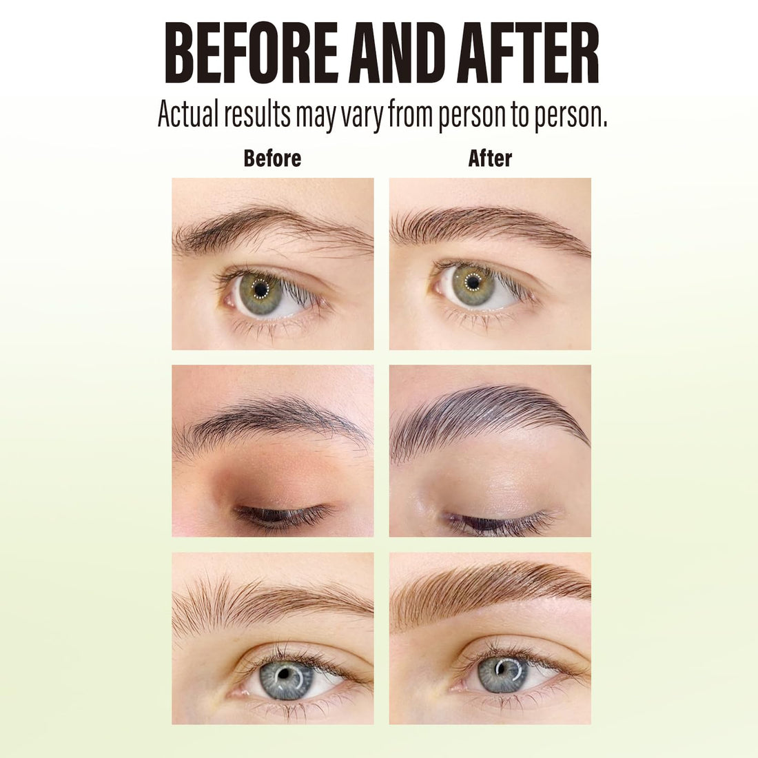 YOUNG VISION Eyebrow Gel - Long-Lasting Brow Glue, Waterproof Clear Brow Gel, Smudge-Resistant, Quick-Dry Brow Wax for Defined Brow Sculpting