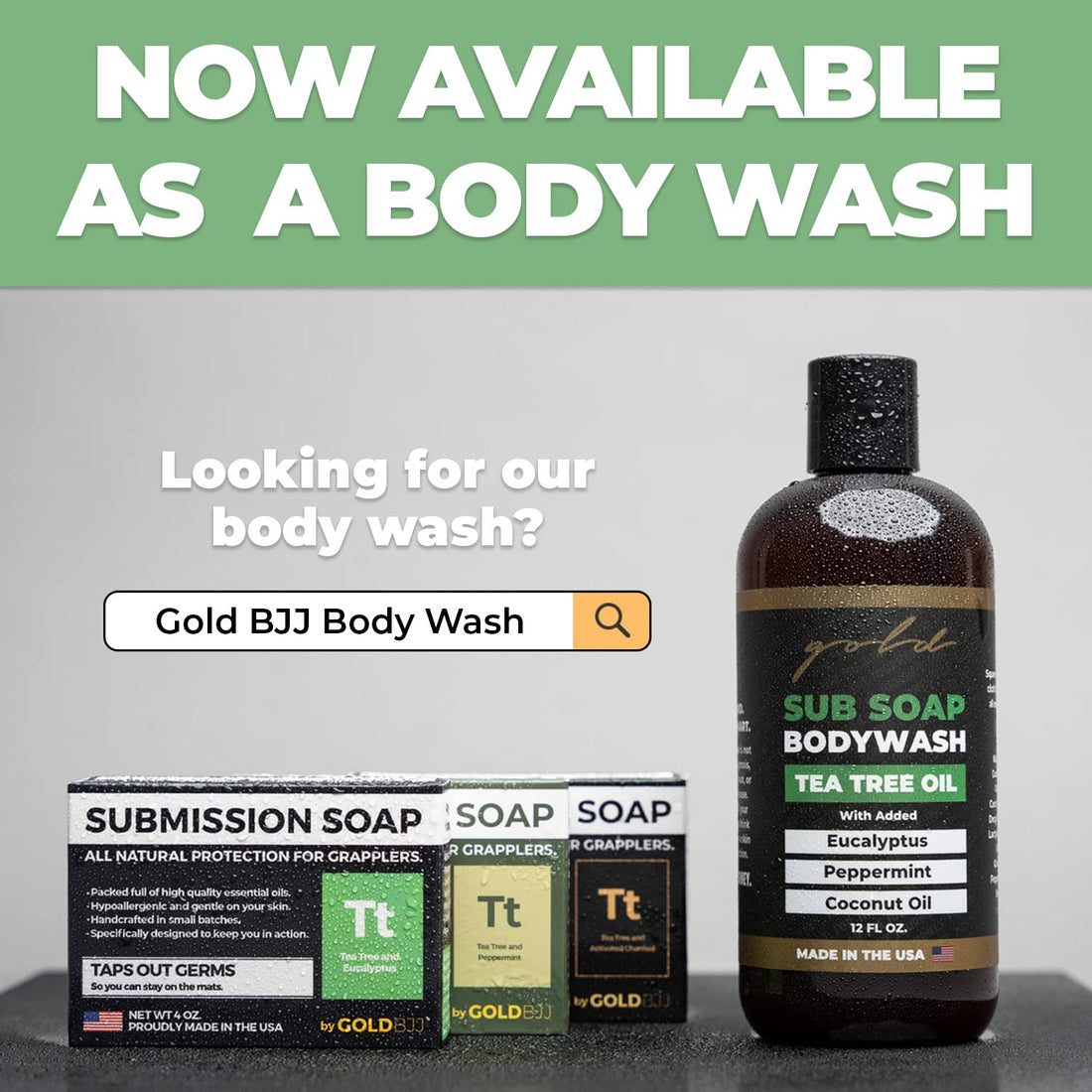 Antifungal Tea Tree Oil Soap - 100% All Natural USA Made Bars for BJJ