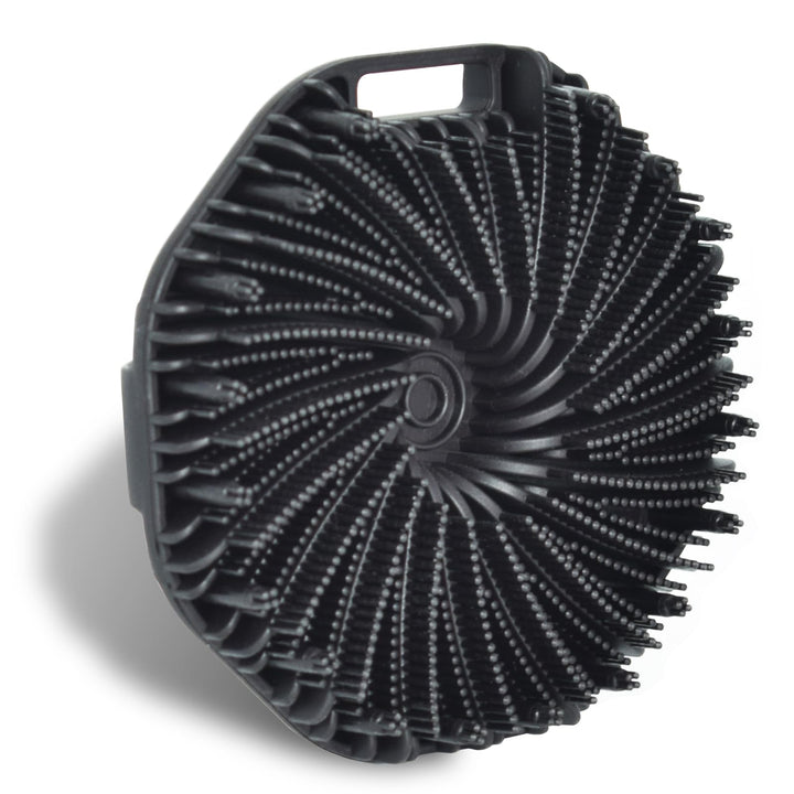 Silicone Body Scrubber,Exfoliating Bath Shower Brush Scrubbers Exfoliator for Sensitive Skin,Effective Showering Exfoliation and Gentle Massage (Silicone Black)