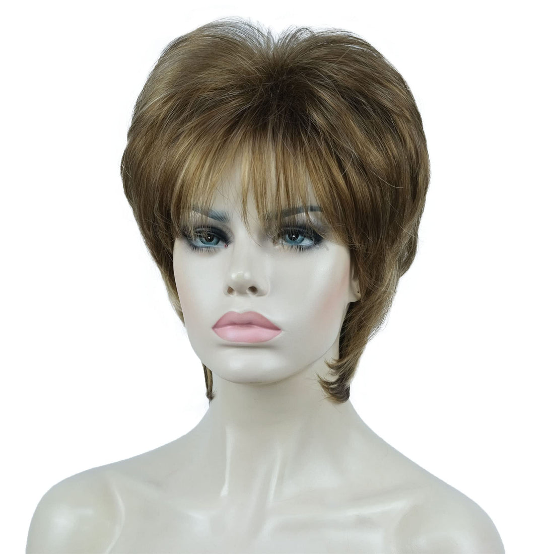 #V6: Aimole Short Layered Body Wave Wigs Synthetic Women'S Wig Full Hair #V6