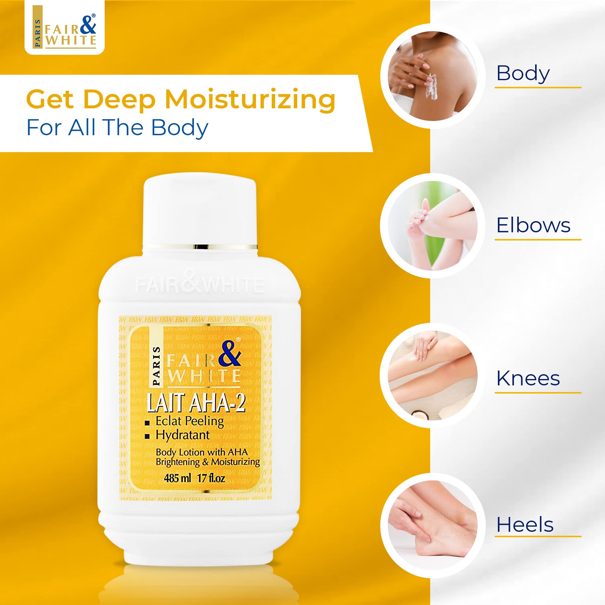 Fair & White Original AHA Body Lotion 500ml by Fair & White