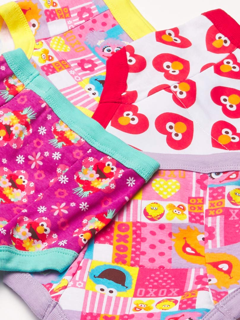 Sesame Street Unisex Baby With Elmo, Cookie Monster And Big Bird Includes Stickers Success Chart Sizes 18m, 2t, 3t, 4t Potty Training Pants Multipack, 10-pack Training Pant_b, 2T US