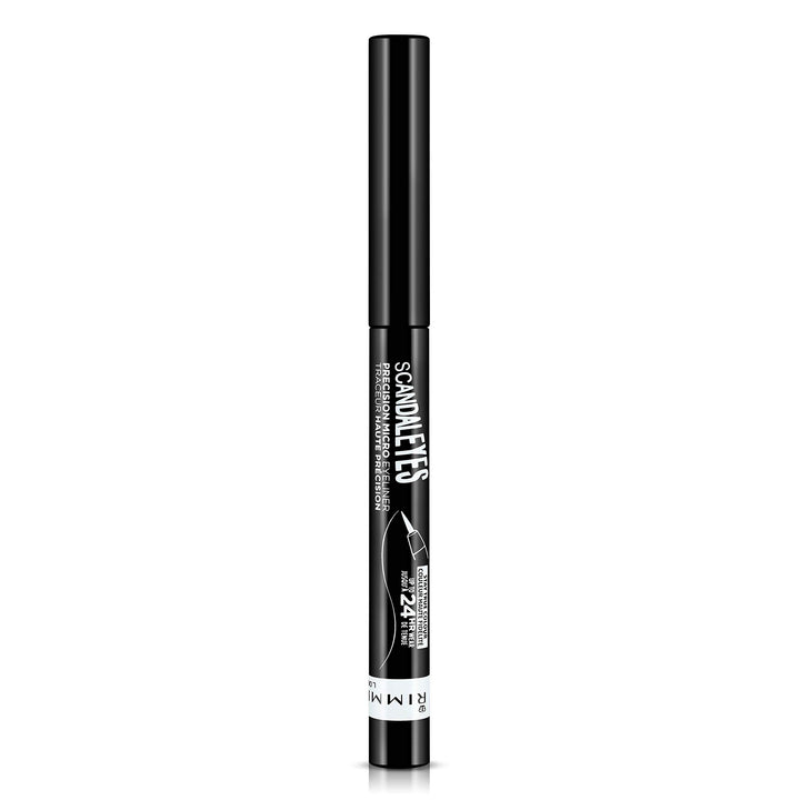 Rimmel Scandal Eyes Thick and Thin Waterproof Eyeliner, Black Noir 001, 8ml