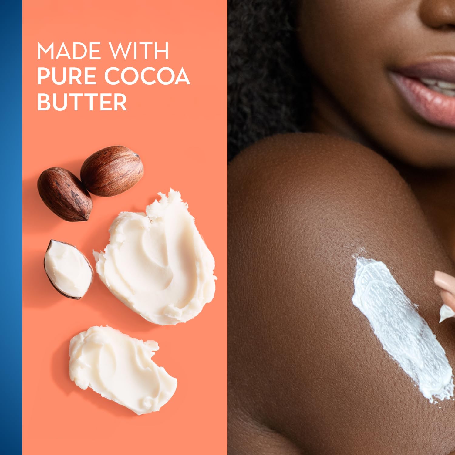 Vaseline Cocoa Glow Body Cream 6-Pack – Pure Cocoa Butter 48H Moisturizing Cream for Dry Skin, Travel-Size, 2.53 Fl Oz Ea