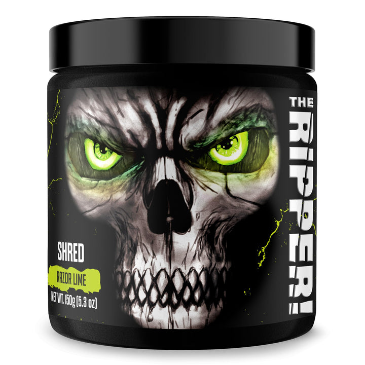 JNX SPORTS The Ripper! Shredding Thermogenic Fat Burner - Razor Lime 30 Servings | Advanced Fast Acting Thermogenic Pre-Workout, Appetite Suppressant for Men & Women