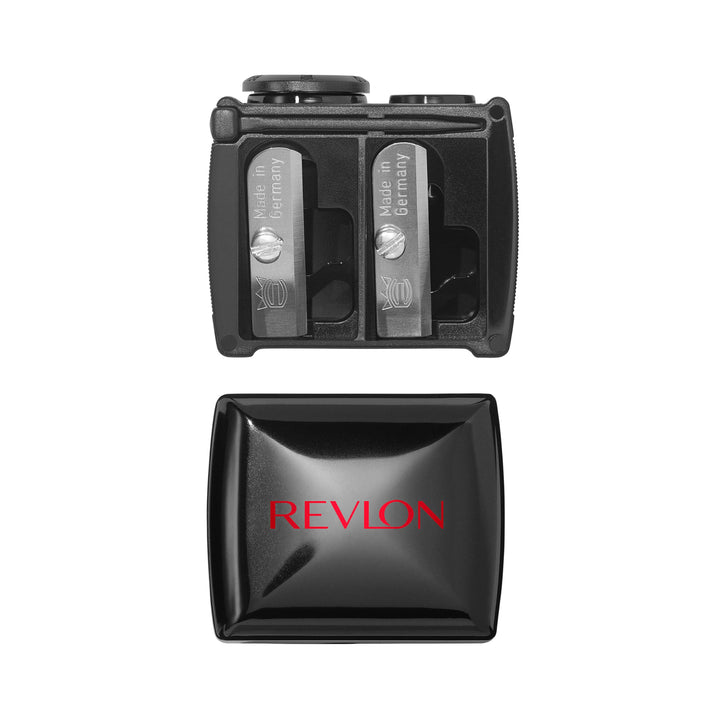 Revlon Universal Points Sharpener for Wooden & Plastic Makeup Pencils, Fits Small to Large Sizes, Easy to Clean, 1 Count