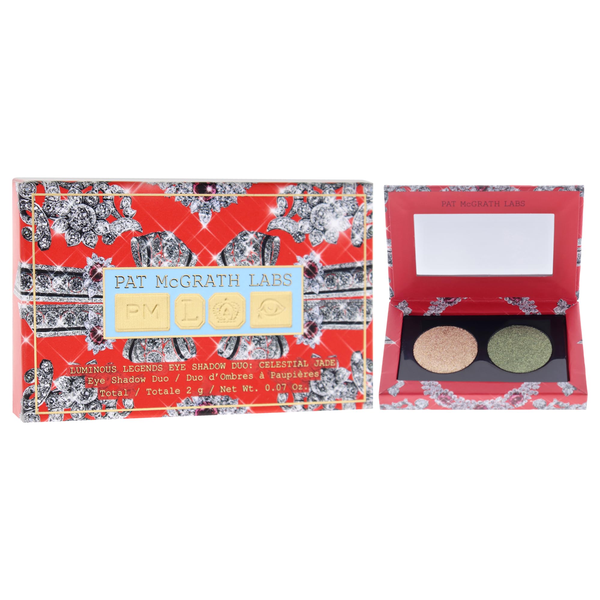 Pat Mcgrath Labs Luminous Legends Eye Shadow Duo - Celestial Jade for Women - 0.07 oz Eye Shadow