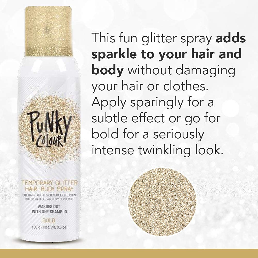 jerome russell Build Temporary Hair Color Spray Gold 3.5 Ounce