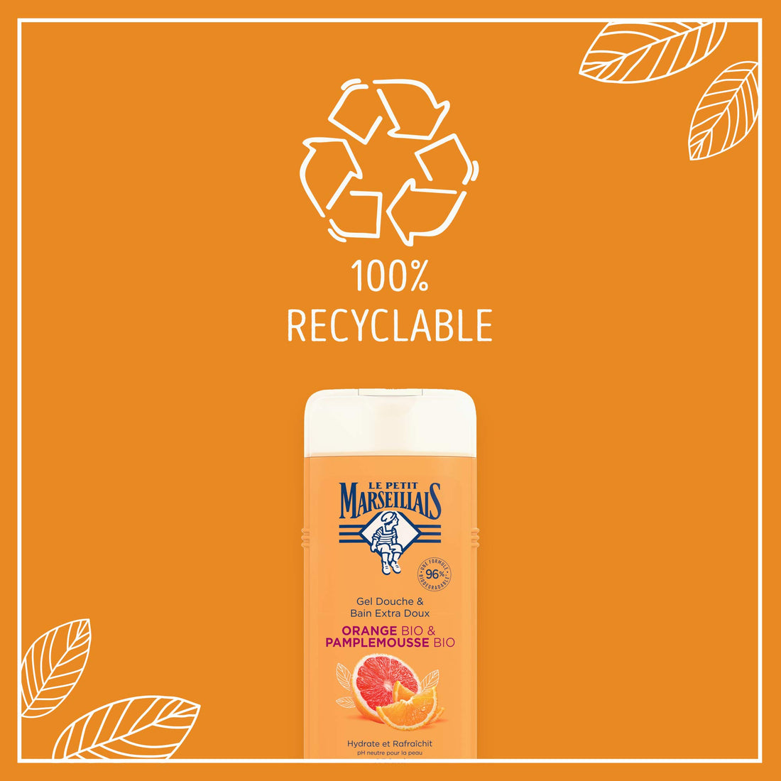 Le Petit Marseillais Shower Cream (Orange & Grapefruit)