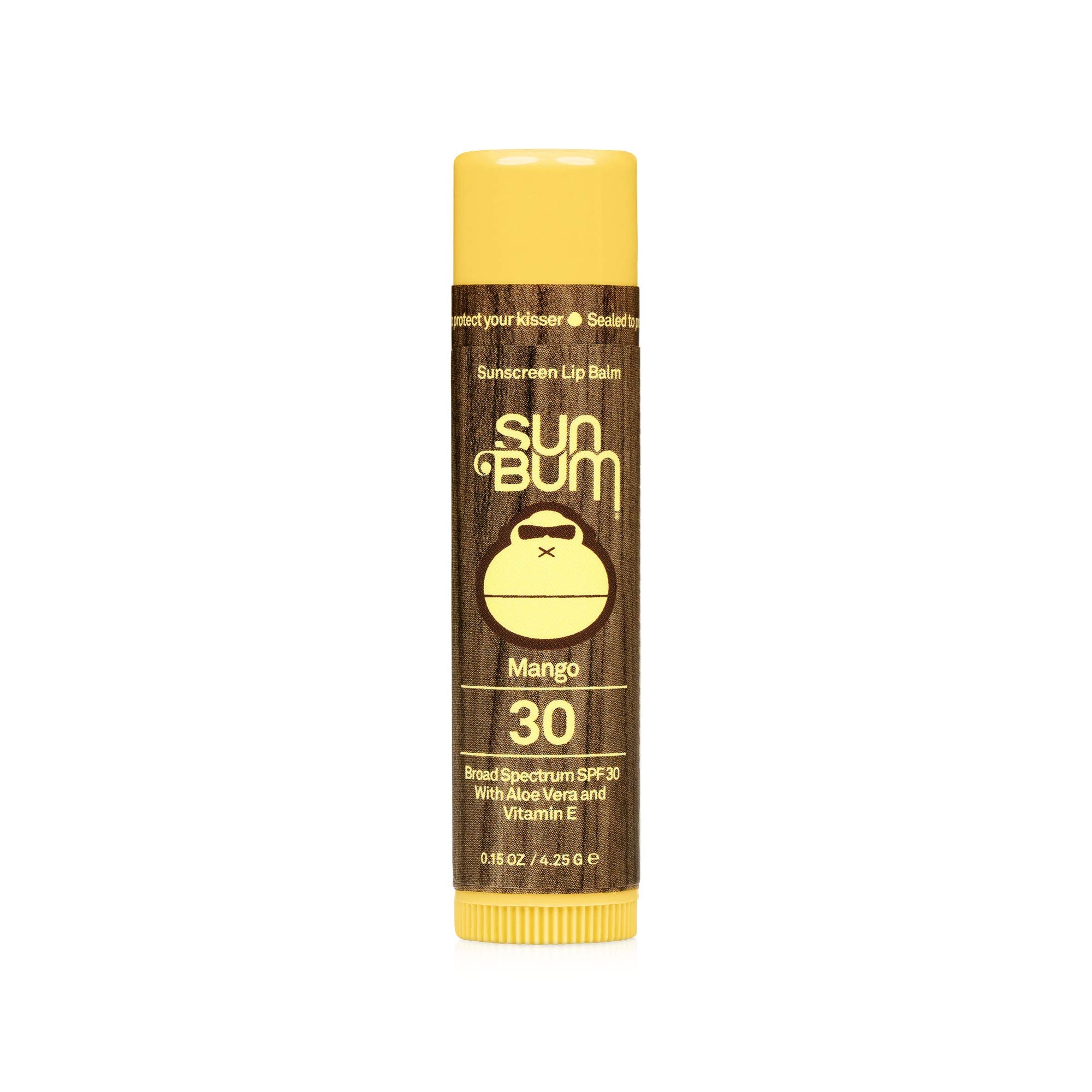 Sun Bum Sunscreen Lip Balm, Mango, Spf 30.15Oz Stick, Lip Sunscreen, Paraben Free