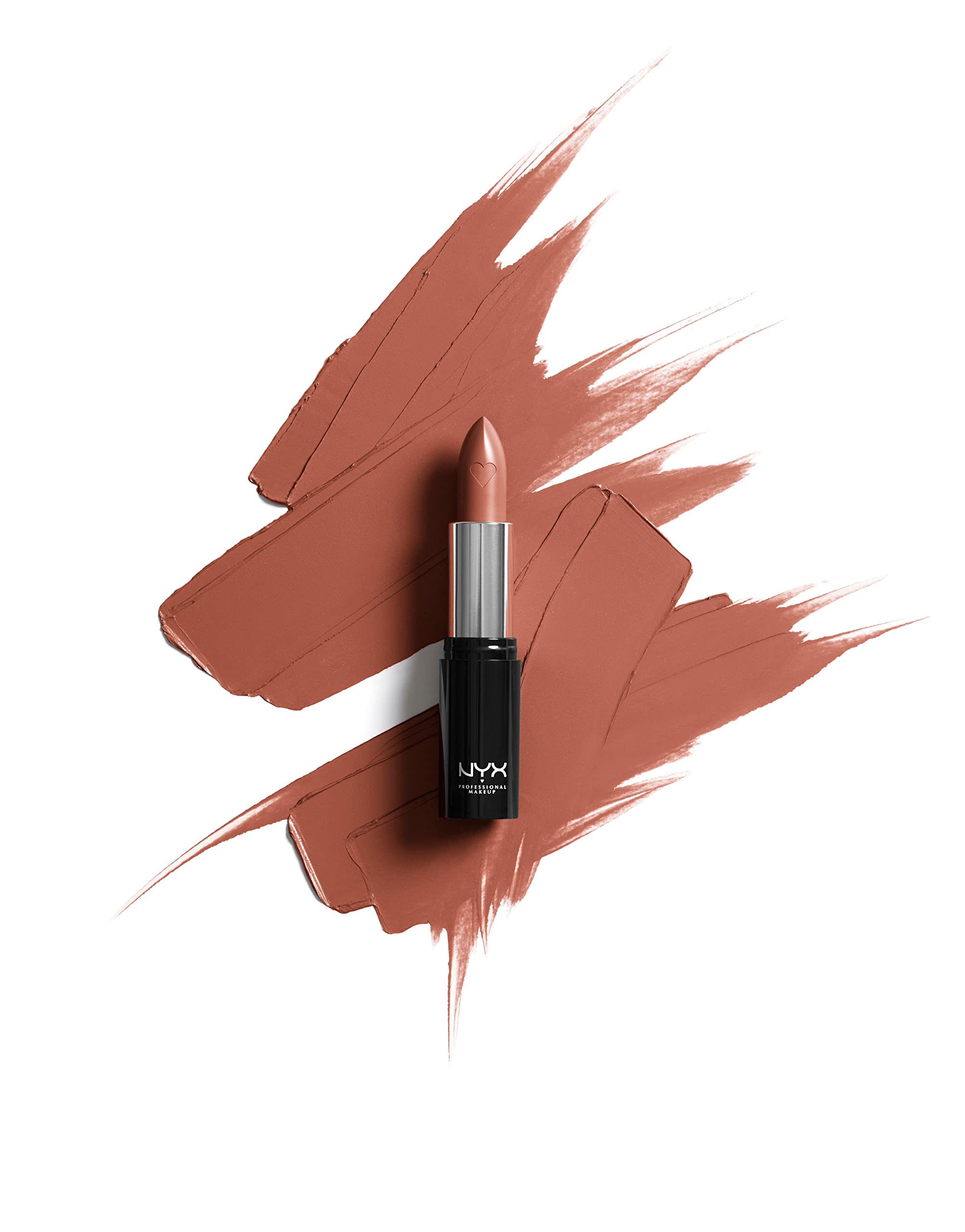 NYX PROFESSIONAL MAKEUP Shout Loud Satin Lipstick, Infused With Shea Butter - Silk (Peach Nude)