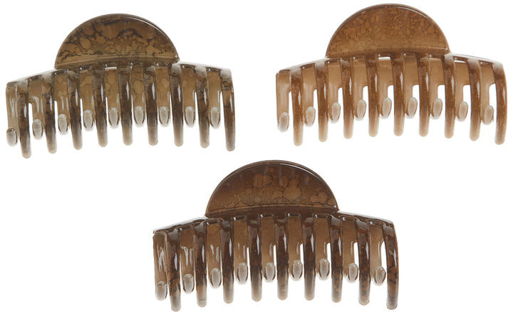 Goody Half Moon Claw Clip, 3 ct