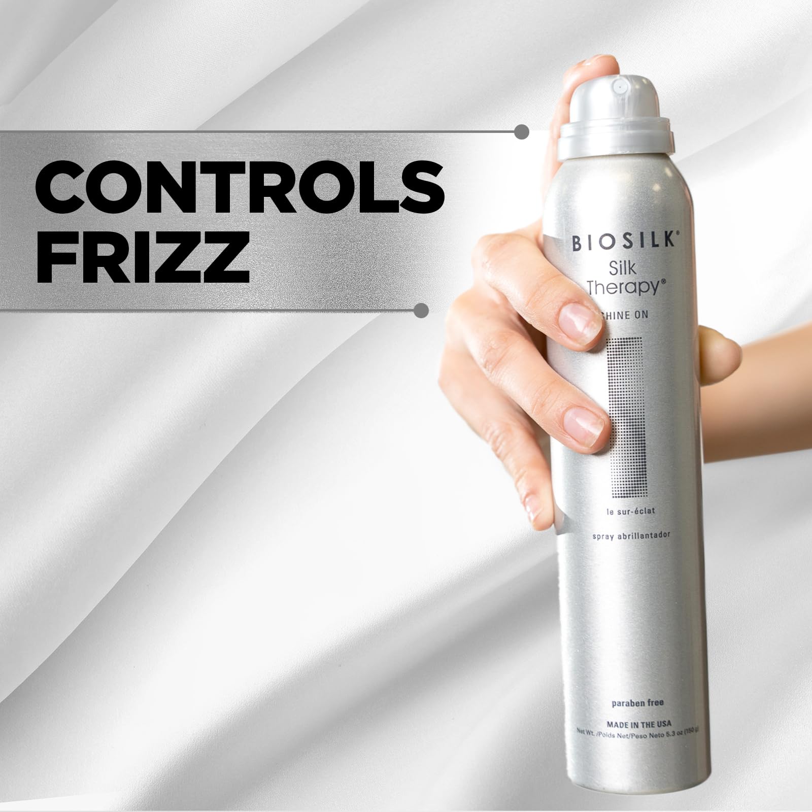 Biosilk Therapy Shine On Spray, 5.30 Ounce