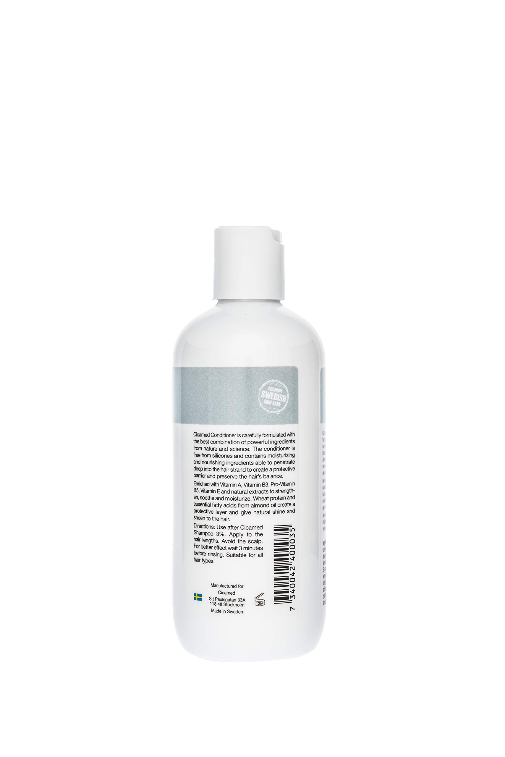 Cicamed Organic Science Hair Loss Treatment Conditioner,White,300 ML/ 10.1 FL. OZ.