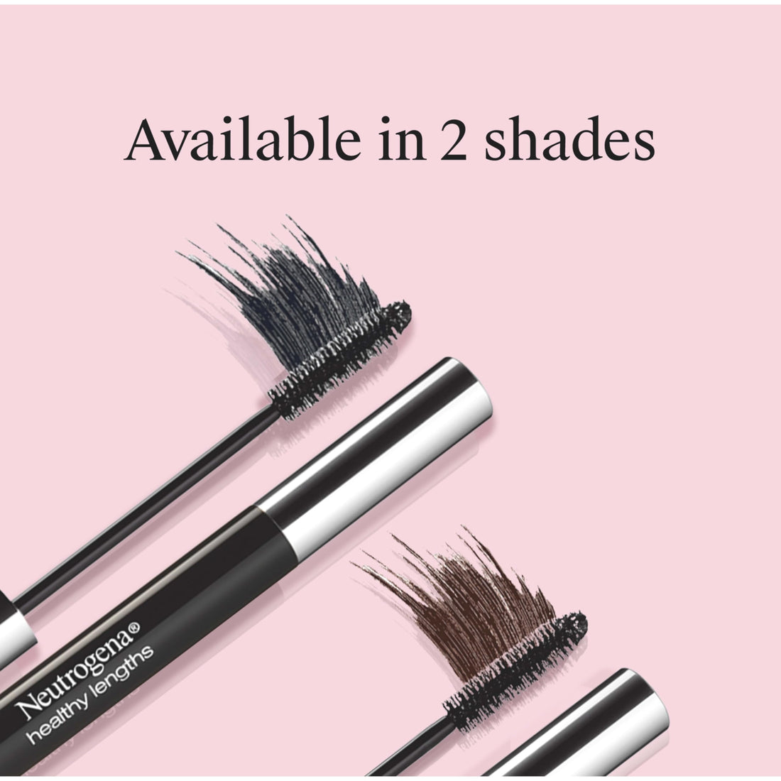 Neutrogena Healthy Lengths Mascara for Stronger, Longer Lashes, Clump-Free, Smudge Proof, Flake-Free, Lengthening Mascara with Olive Oil & Vitamin E Nourishes Eyelashes, Brown 03, 0.21 oz