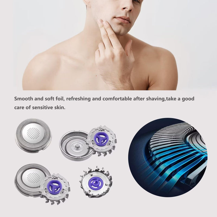 Ultra-sharp 3X Replacement Shaver Head Shaver Blade for Philips Norelco 700RL, 705RL, 710RL, 715RL, 720RL, 725RL, 750RL, 800RX, 805RX