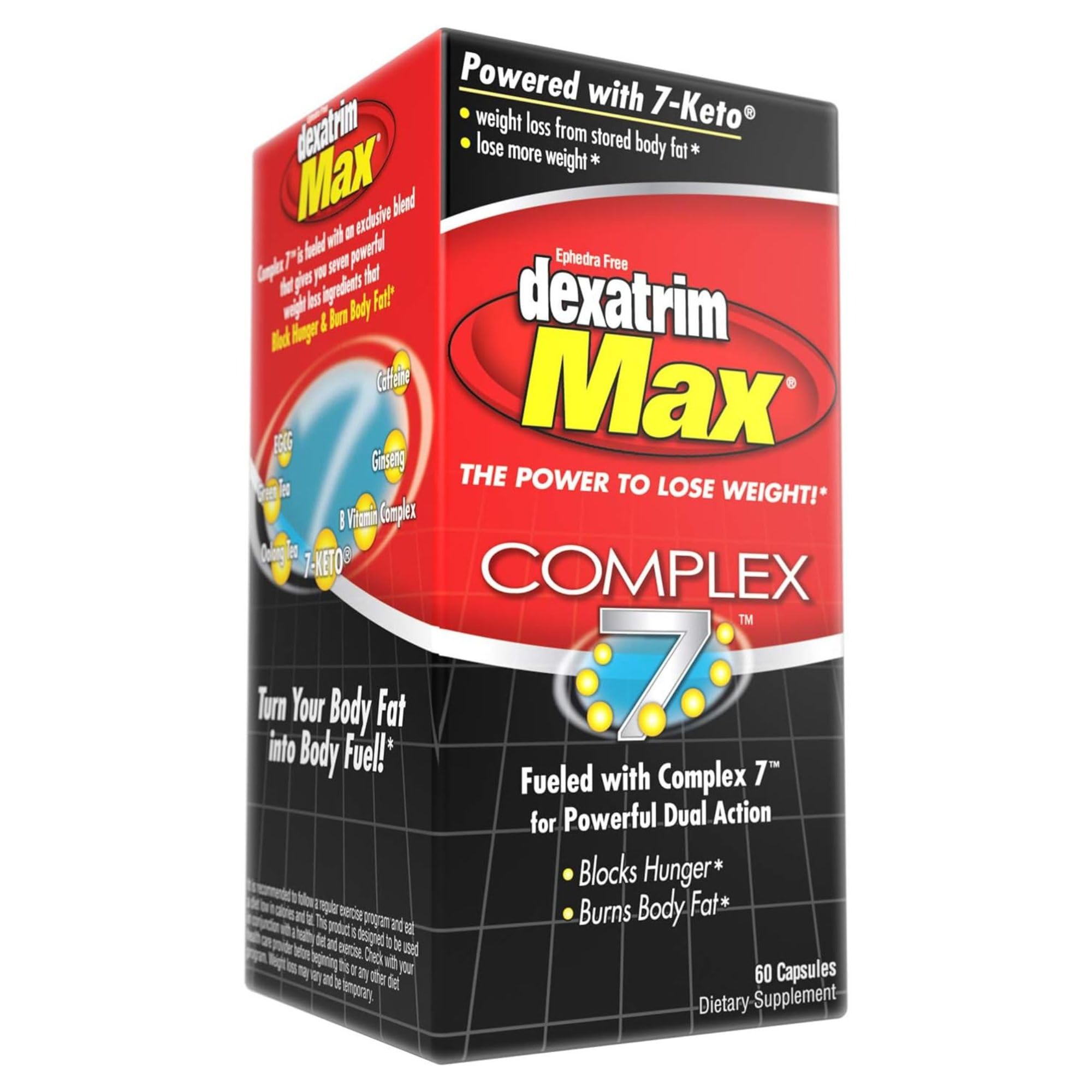 EH95 LLC Stacker Dexatrim Max Complex-7 Capsules 60 Count
