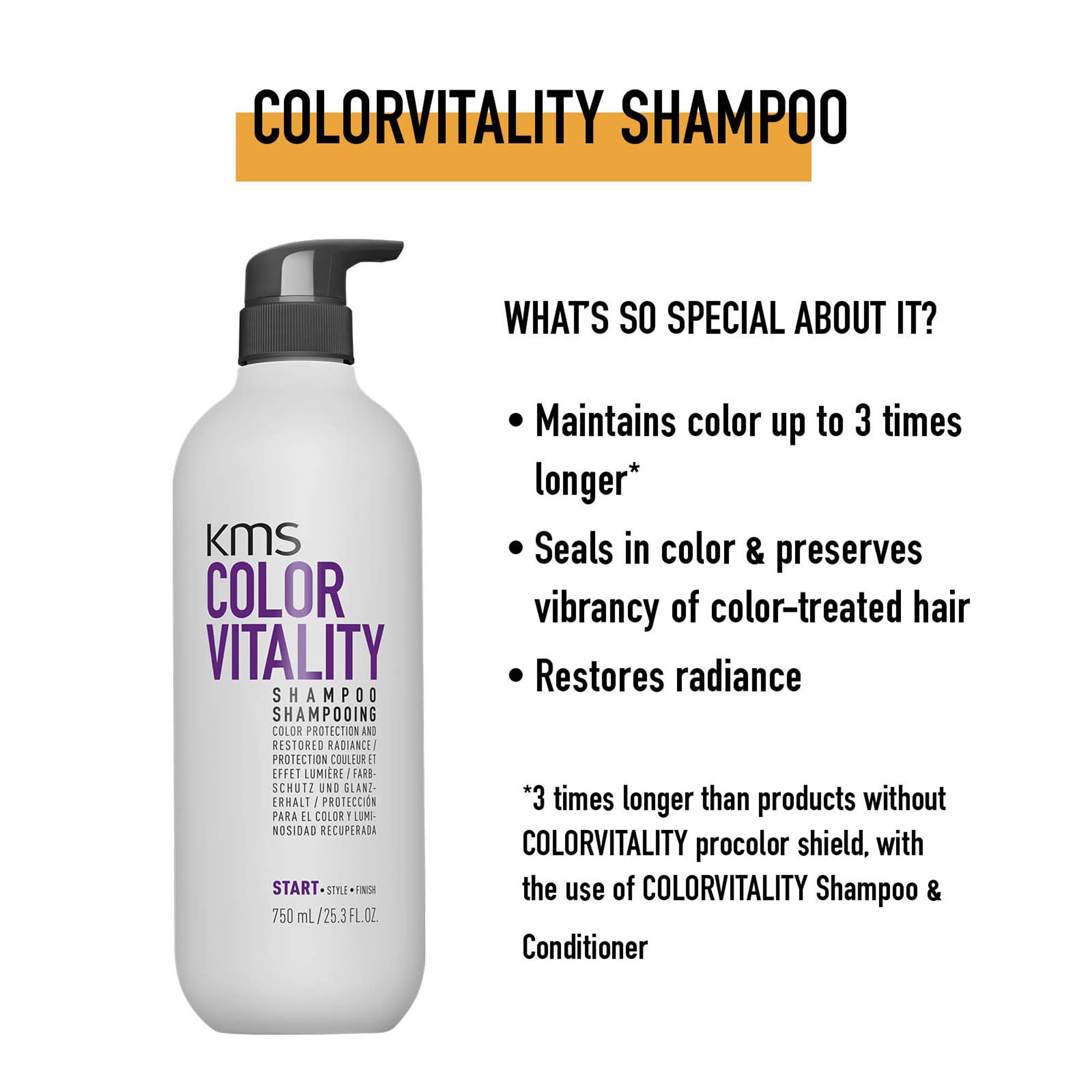 START by KMS ColorVitality Shampoo 750ml