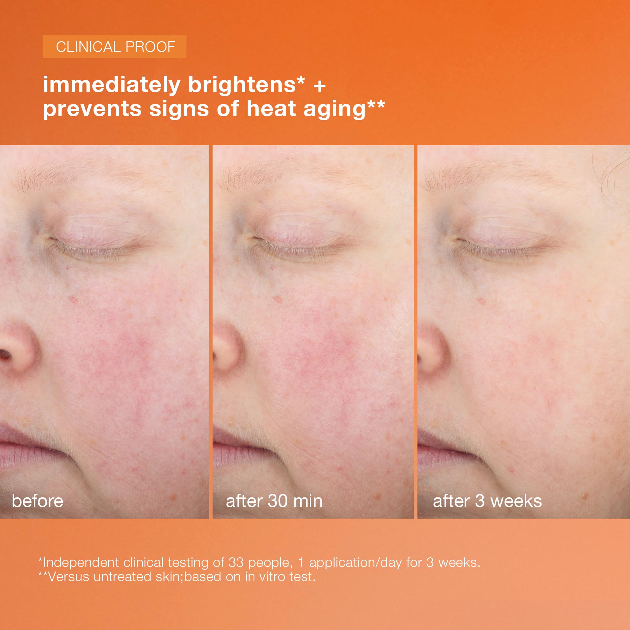 Dermalogica Biolumin-C Heat Aging Protector SPF 50, Daily Face Moisturizer with Sunscreen - Defend Signs of Skin Aging, 1.7 fl oz