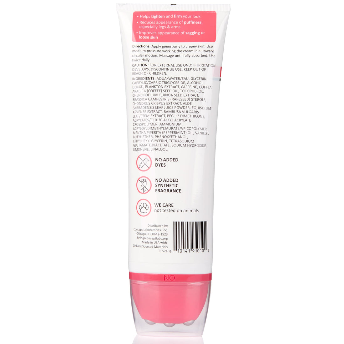 Reshape+ Crepey Skin Care Treatment Firm & Contour Tightening Body Cream For Body | Anti Cellulite Cream W/Green Coffee Bean Oil + Caffeine | Firming Body Lotion | 8 Fl Oz Roller Ball Applicator.