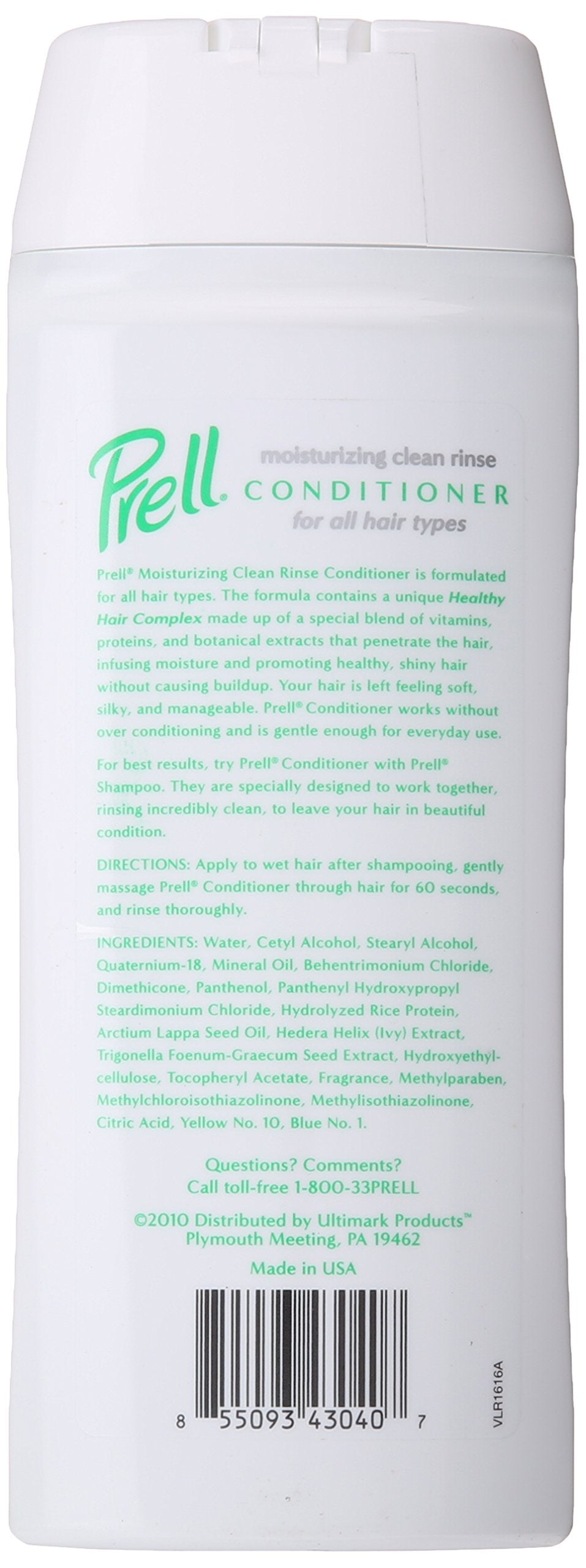 Prell Moisturizing Clean Rinse Conditioner 13.5 Fl 0z - 3 Pack