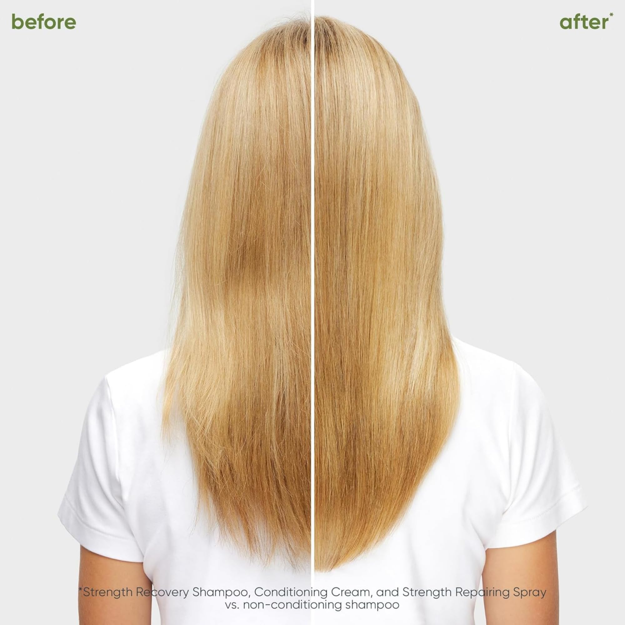 Biolage Strength Recovery Conditioner - Moisturizes & Strengthens Damaged Hair, Softness & Shine, Olive Squalane & Vegan Proteins, Paraben-Free, Vegan, 7.9 Fl Oz, Packaging May Vary