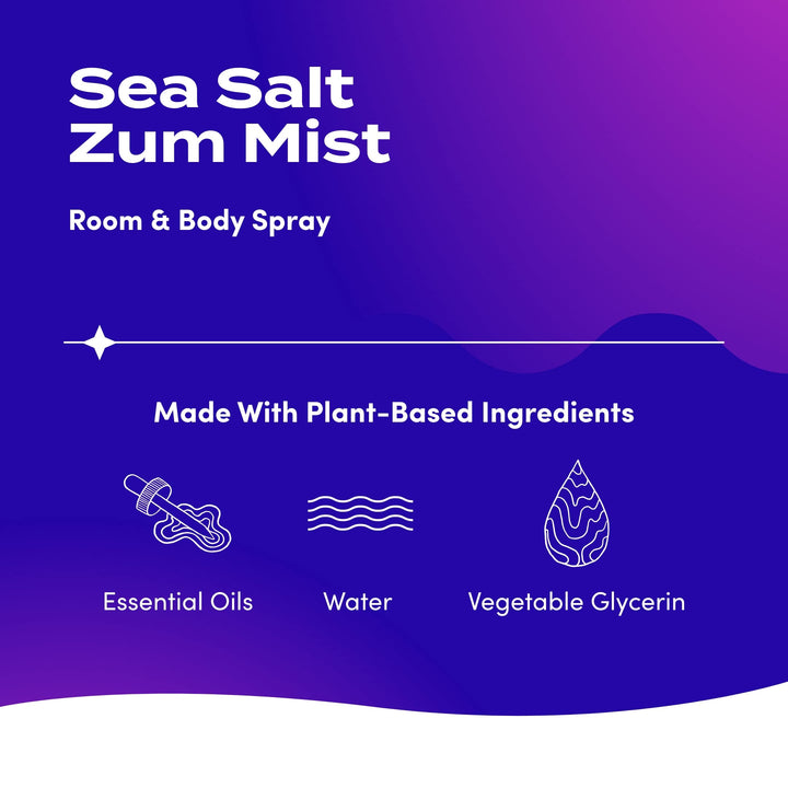 Indigo Wild Zum Mist Aromatherapy Spray, Sea Salt, 4 Fluid Ounce