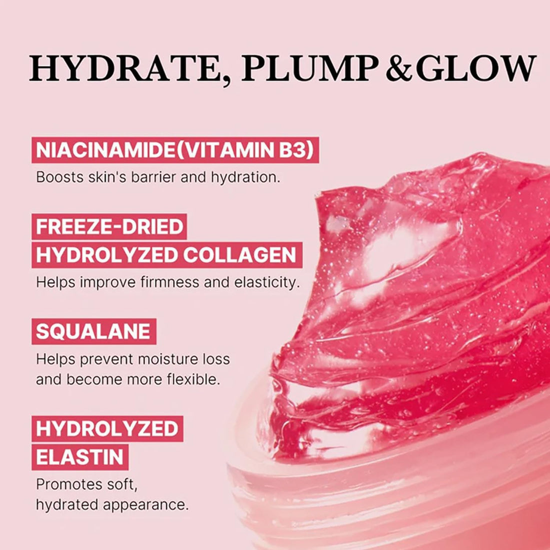 LOYOTICE Collagen Jelly Cream,Niacinamide & Freeze Dried Hydrolyzed Collagen Face Cream,Boosts Elasticity & Hydration,Reduce Fine Lines & Dullness,Improves Glowy Collagen Cream(3.38 fl.oz)
