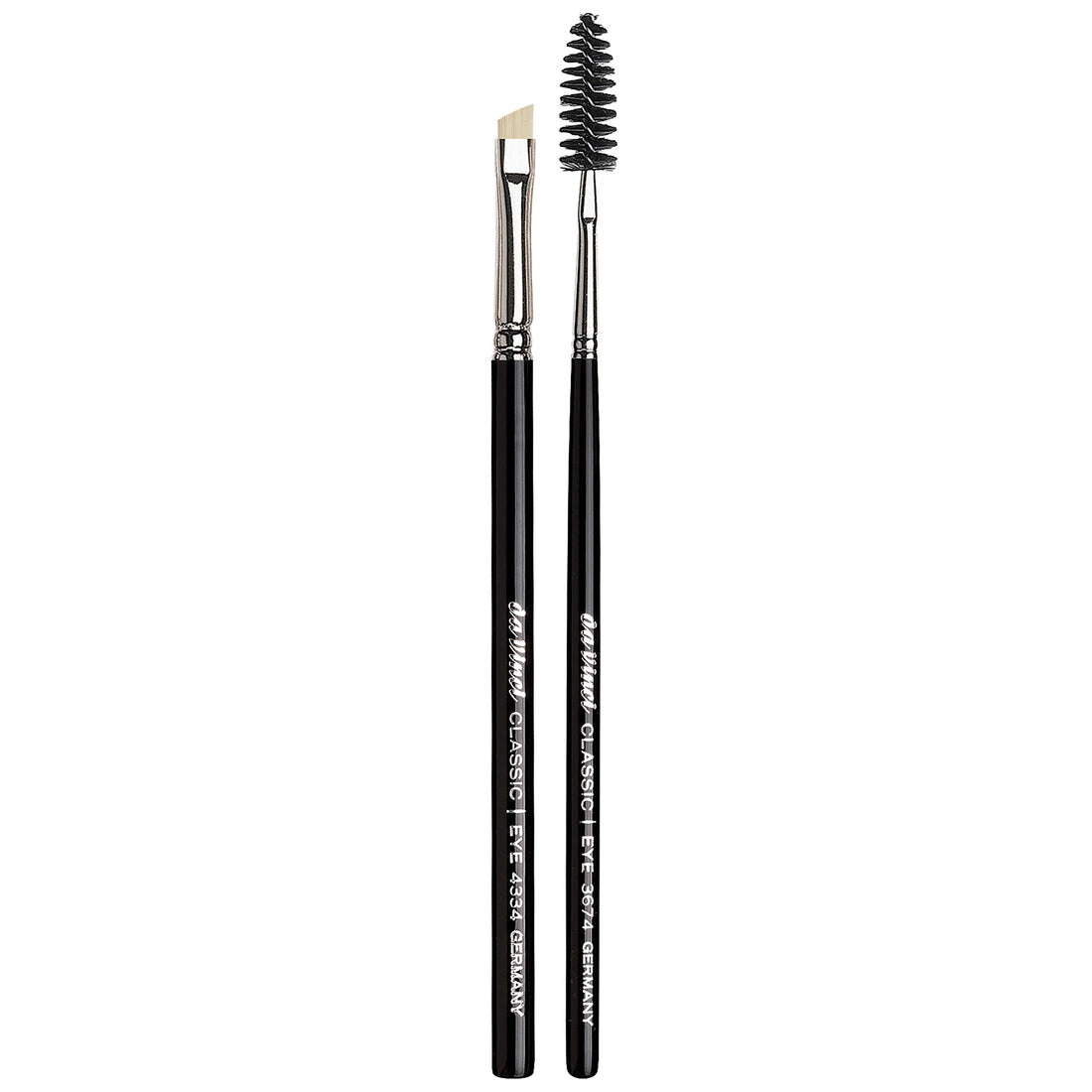 da Vinci Cosmetics Series 4805 Classic Eyebrow & Eyelash Brush Set/Synthetic Fibers, 0.5 Pound
