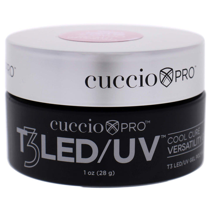 Cuccio Pro - T3 Cool Cure Versatility Gel - Controlled Leveling Opaque Blush Pink - for Women - Nail Gel - 1 oz