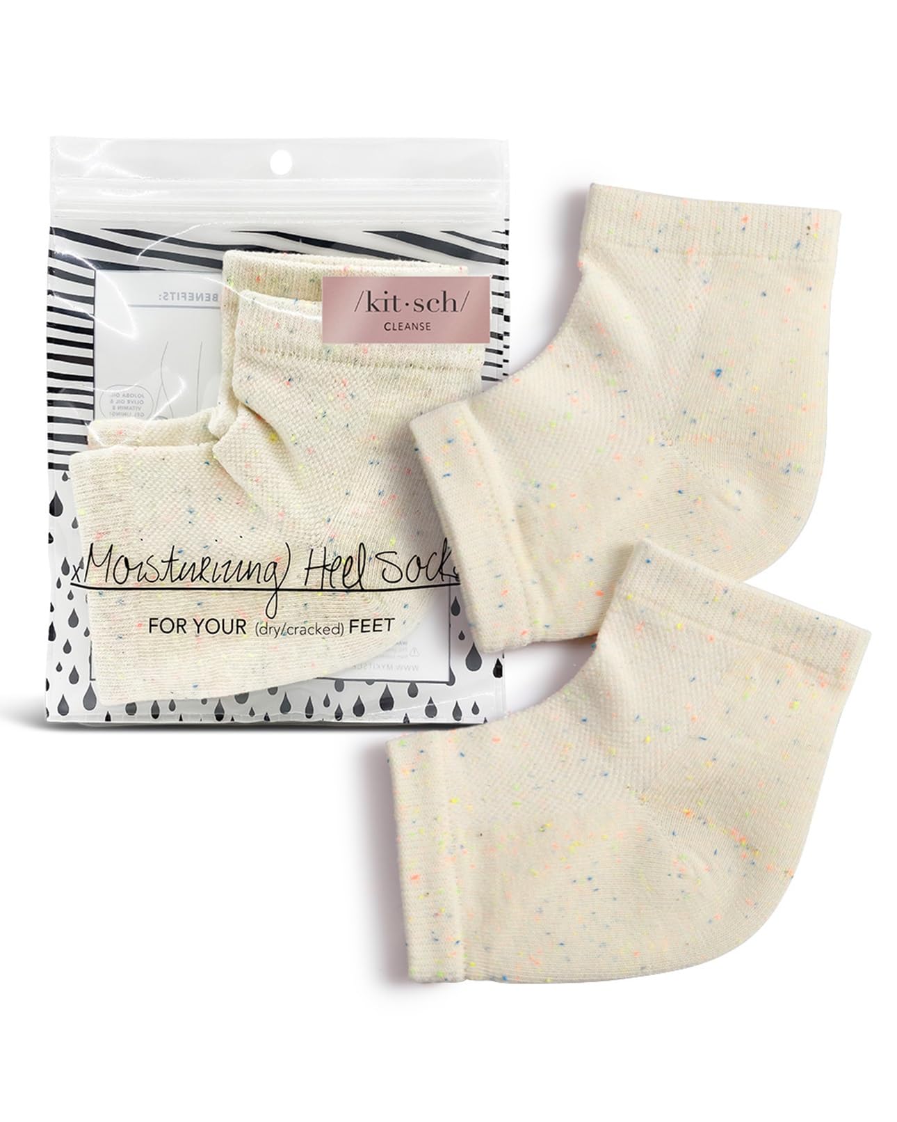 Kitsch Moisturizing Spa Socks, Moisturizing, for Heels & Feet