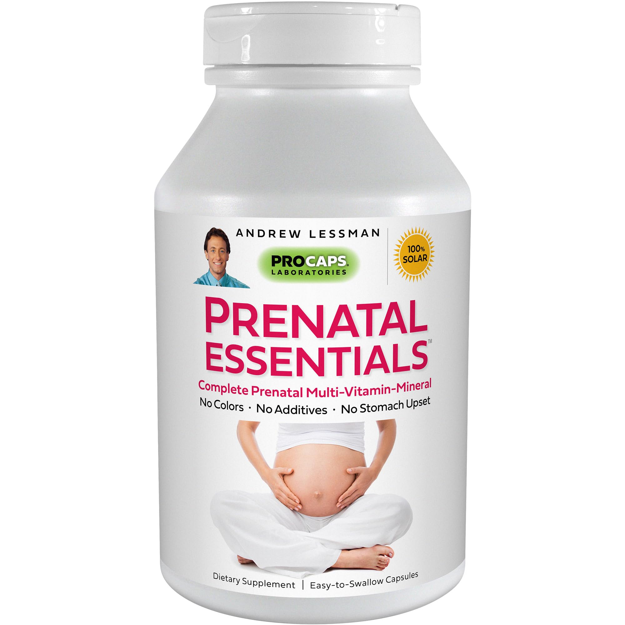 ANDREW LESSMAN Prenatal Essentials 360 Capsules - Complete Prenatal Vitamins for Women, No Additives Prenatal Multivitamin, Nutrients for Womens Prenatal, Postnatal-Methylfolate Prenatal with Iron
