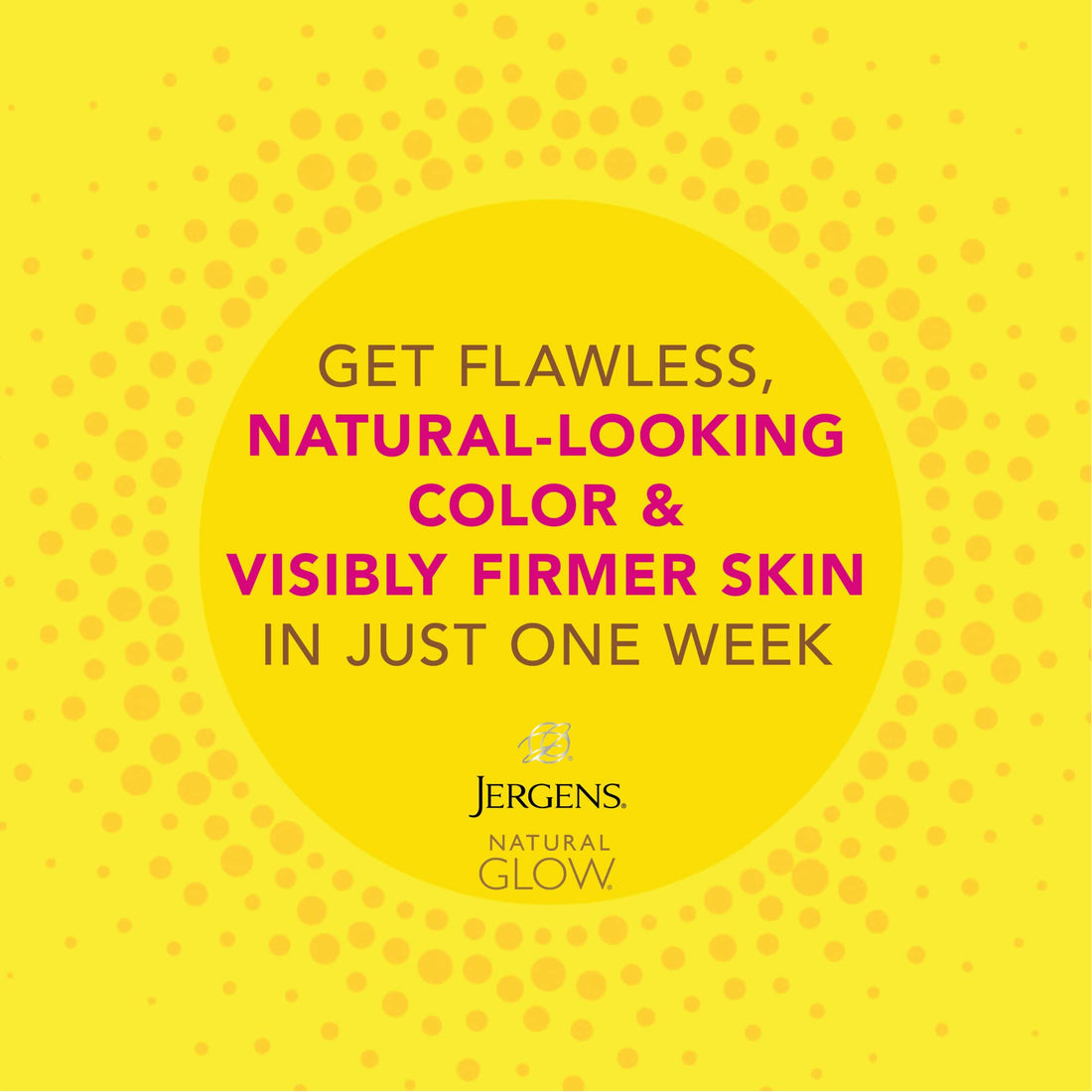 Jergens Natural Glow + Firming Daily Moisturizer Medium to Tan Skin Tones 7.5oz