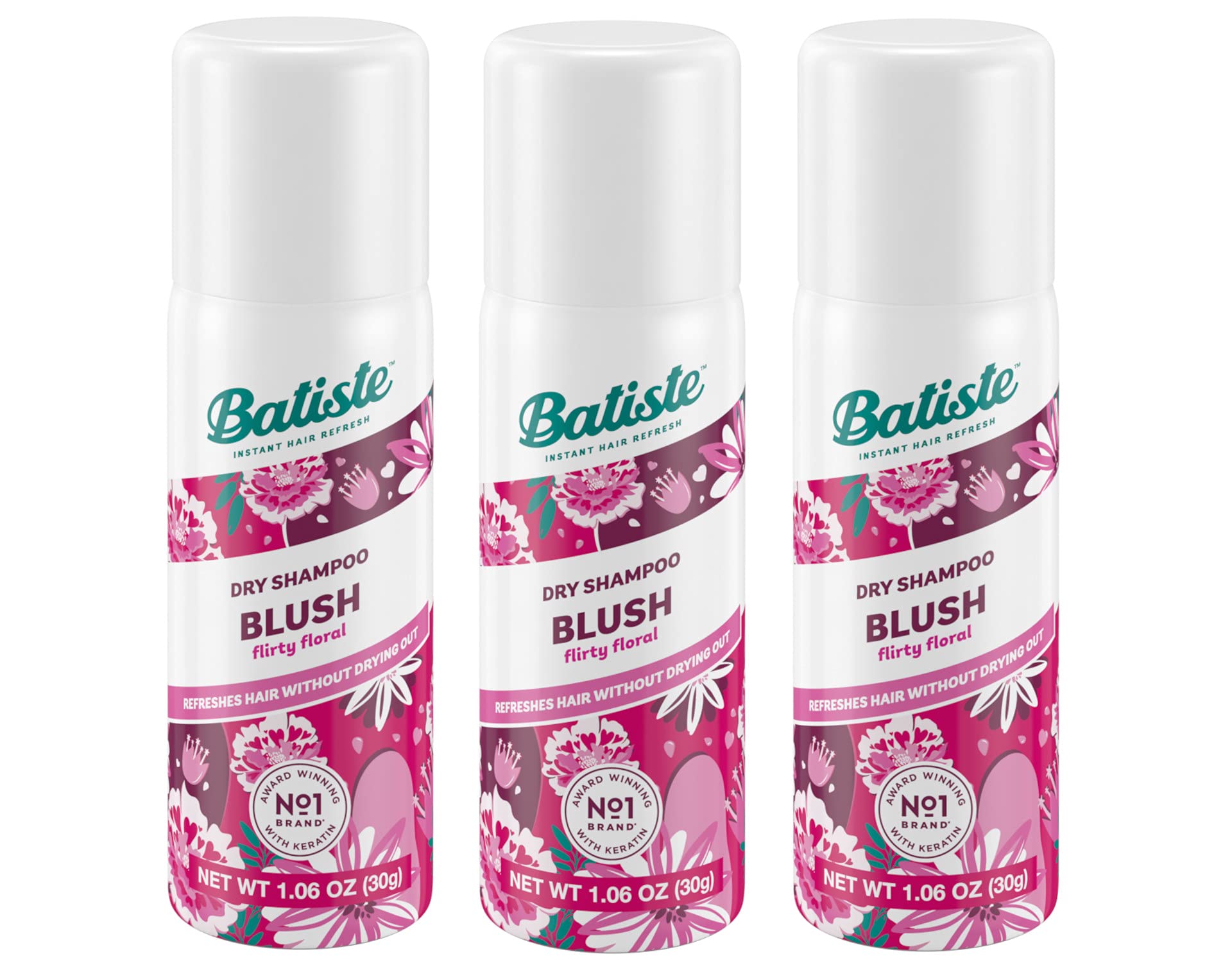Batiste Dry Shampoo - Floral & Fruity Blush 1.6oz (PACK OF 3)