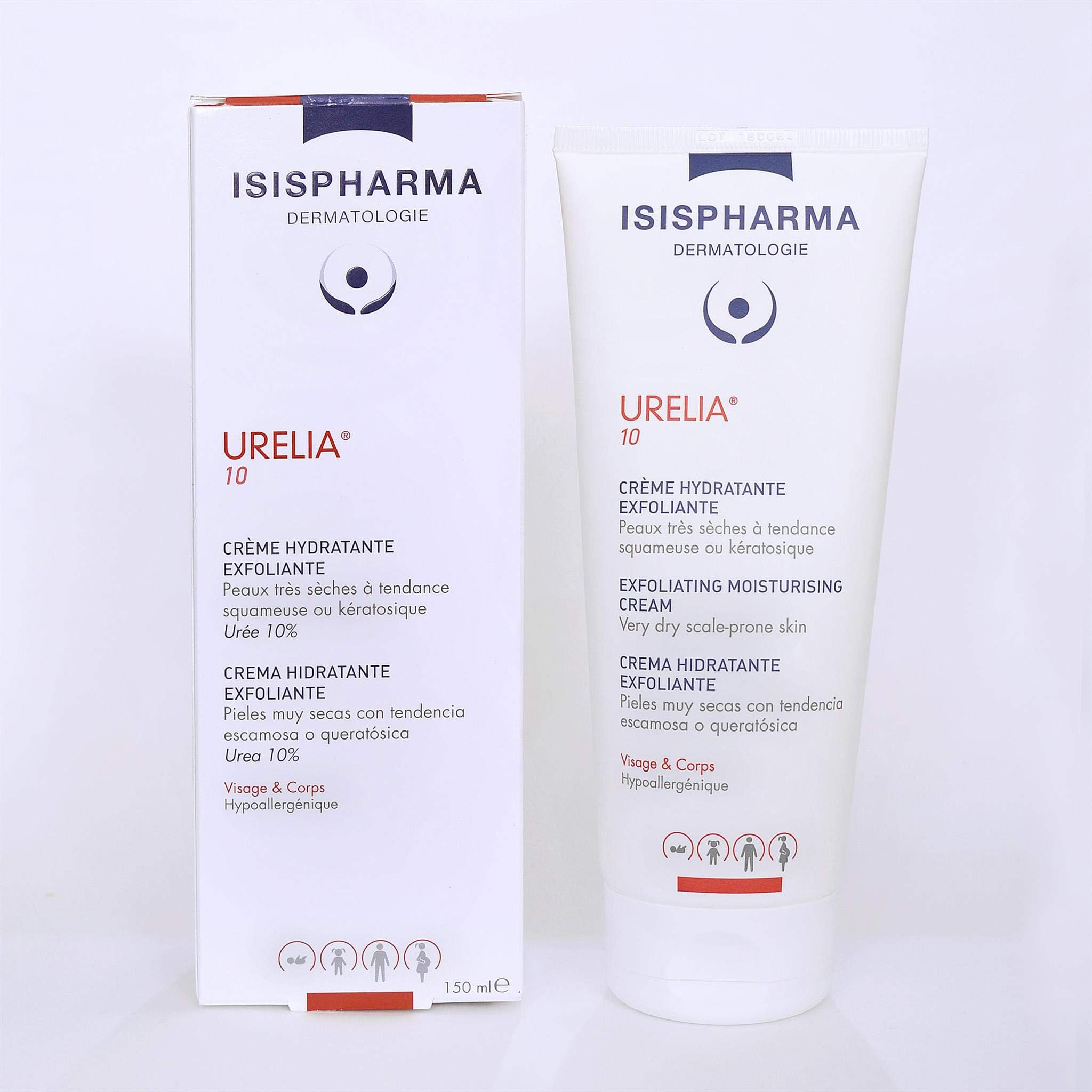 Isispharma Urelia 10 Emollient Body Cream For Mild Form Of Psoriasis 10% Urea Good For You