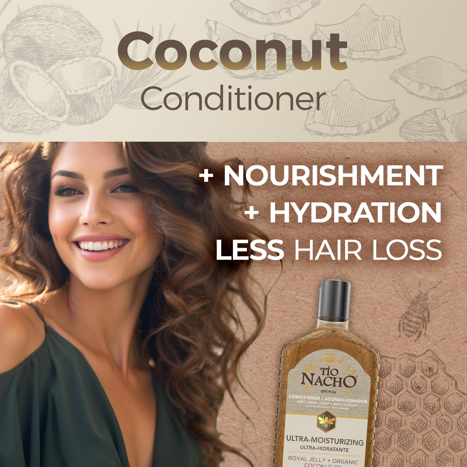 Tio Nacho Ultra Hydration Coconut Oil Conditioner, 4 Ozs, 1 Count