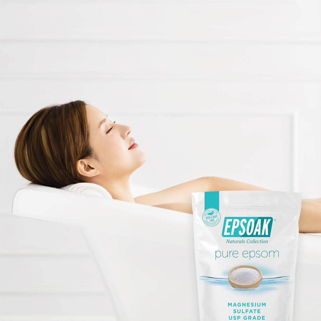 Epsoak Epsom Salt 5 Lbs - 100% Pure M.