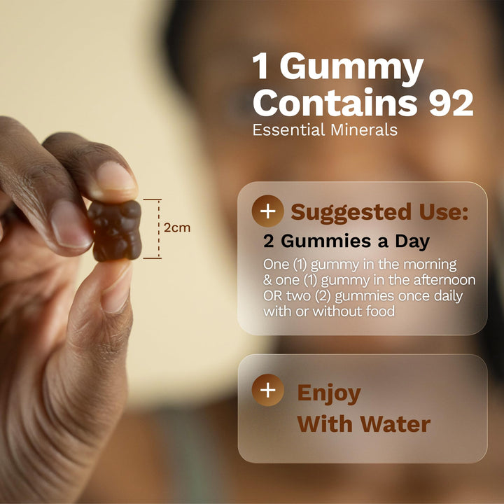 Black Girl Vitamins | Sea Moss Gummies - Irish SeaMoss with Bladderwrack & Burdock - 60 Count