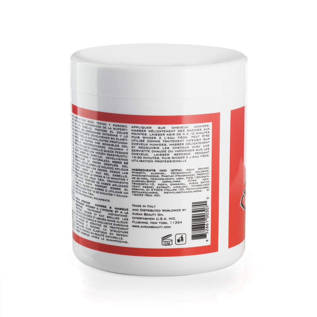 Avena Proport Intensive Treatment Mask w/Oat Extracts and Keratin 33.8oz