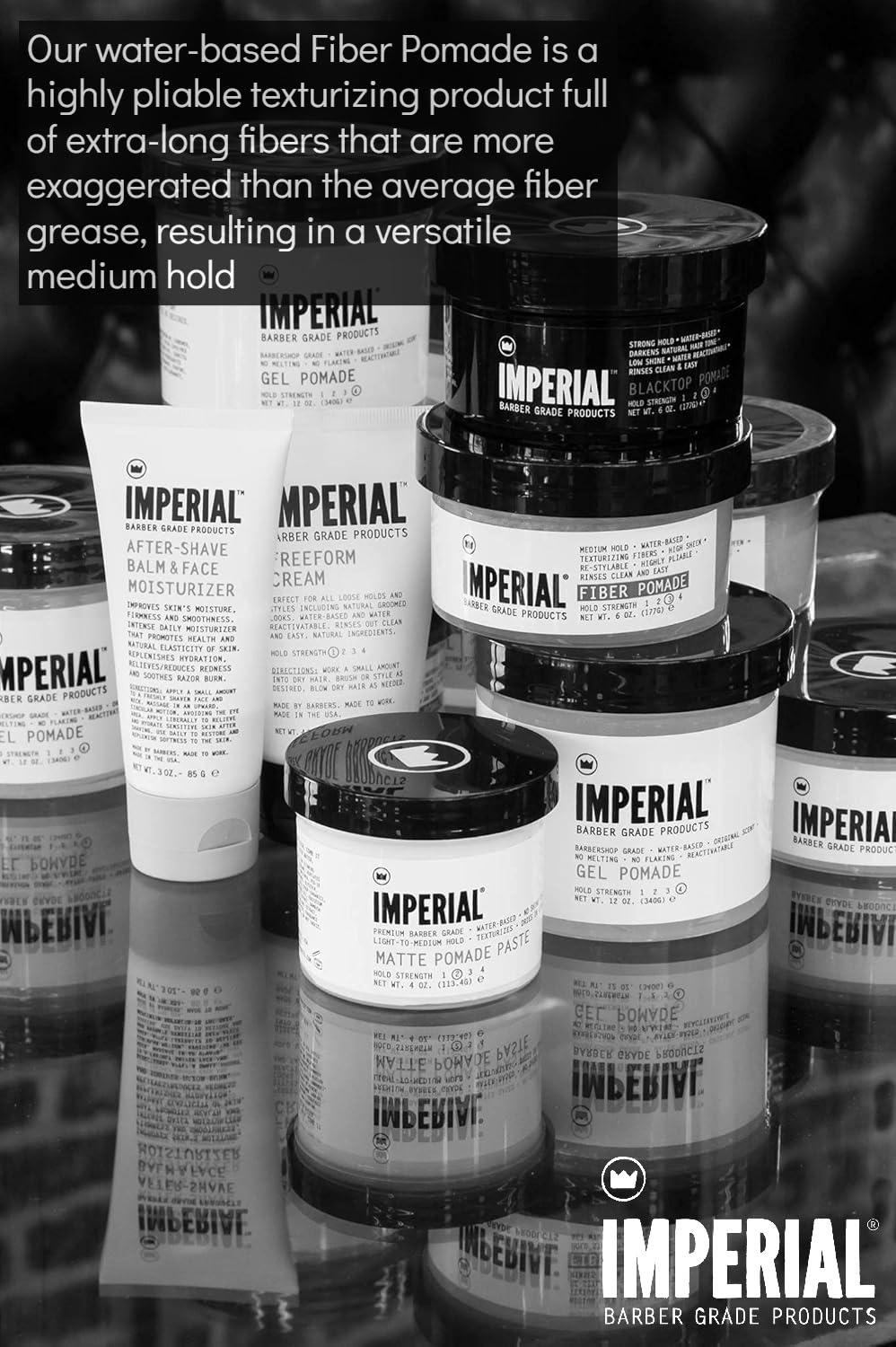 Imperial Barber gel Pomade, 2 Oz