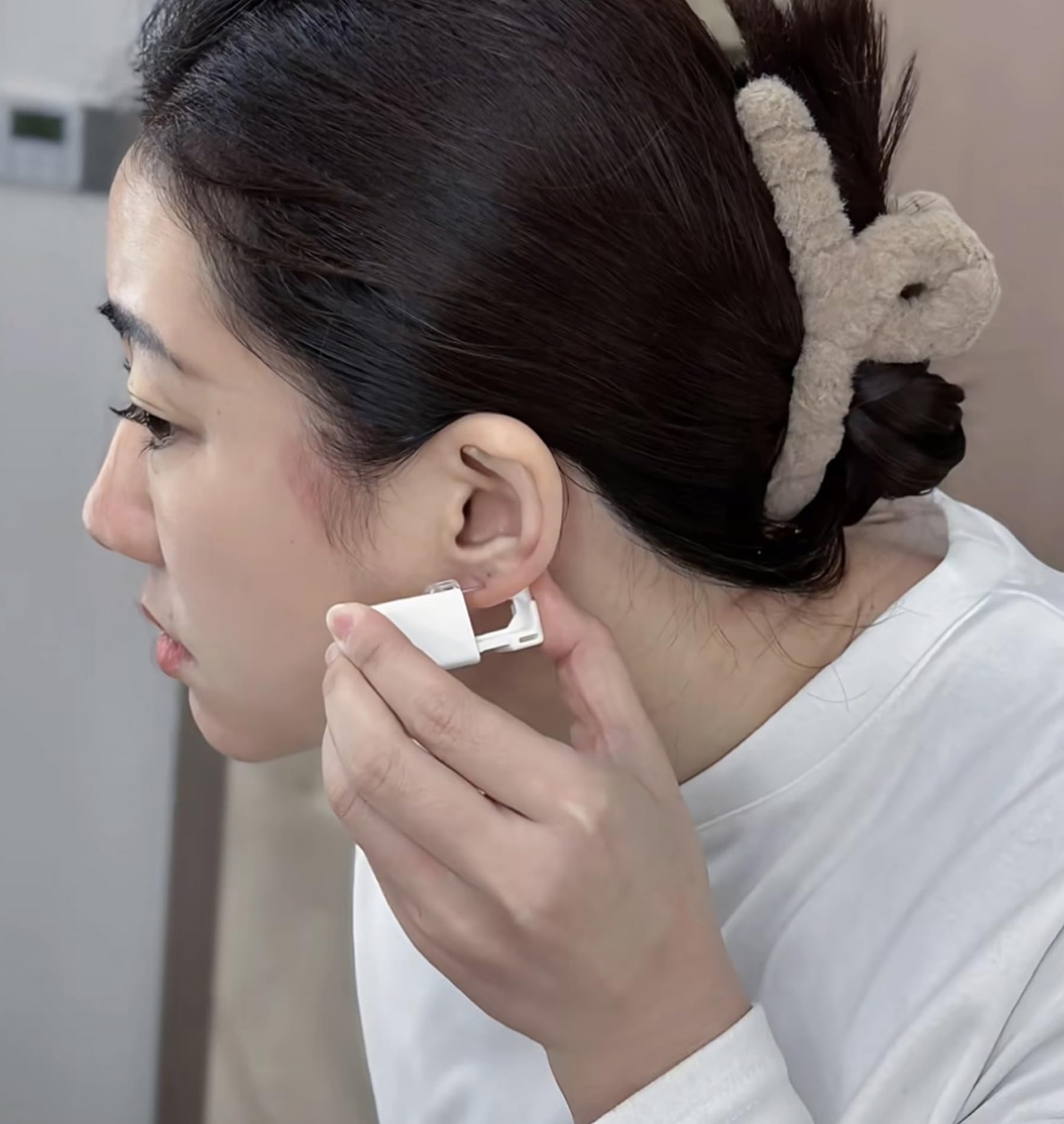 Ear Piercing Kit, Anzero 2 Pcs Disposable Ear Piercing Gun with Preloaded Ear Stud, at Home Self Ear Piercing Gun Kit - 5MM Earrings Stud