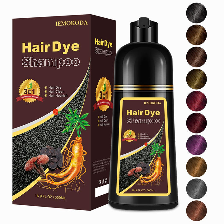Hair Dye Shampoo 3 in 1, Blonde Brown Hair Dye 16.9 FL Oz, Blonde Brown Hair Shampoo, Semi-Permanent Hair Dye Shampoo, Lasts 30 Days Hair Color Shampoo (Blonde Brown)