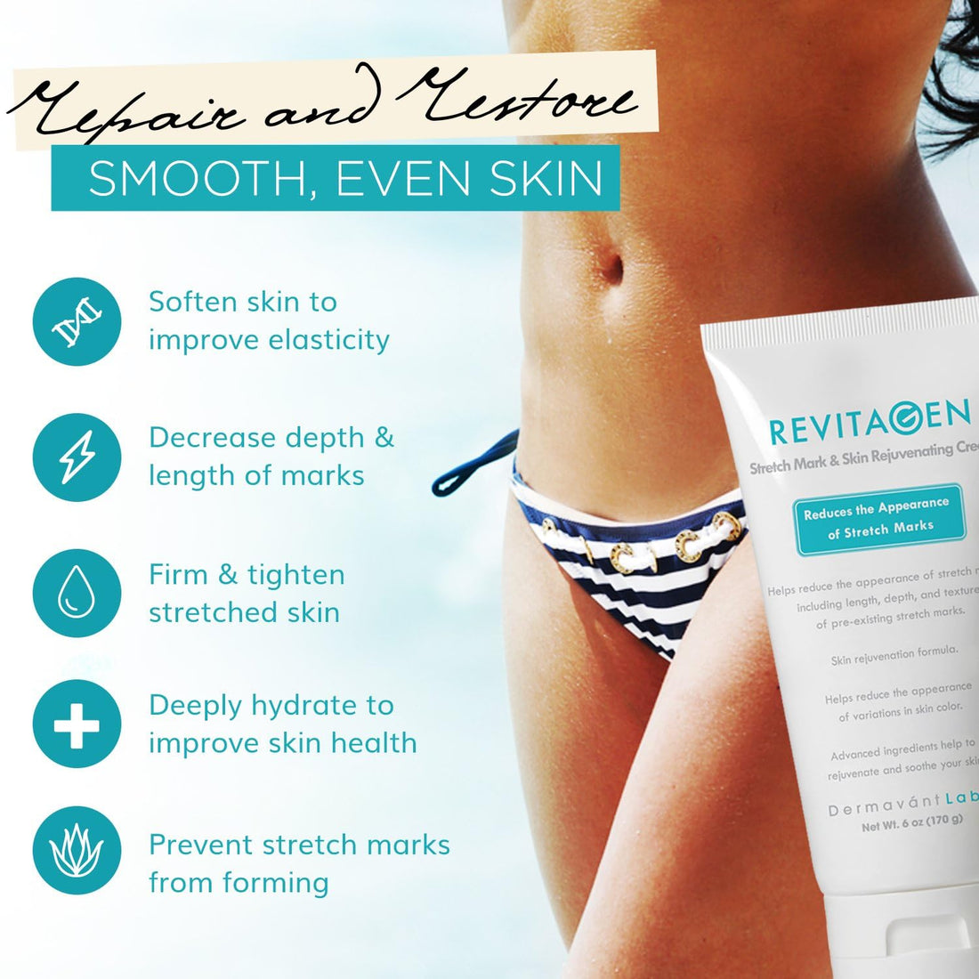 Revitagen-Fx Stretch Mark And Skin Repair Formula 6 Oz