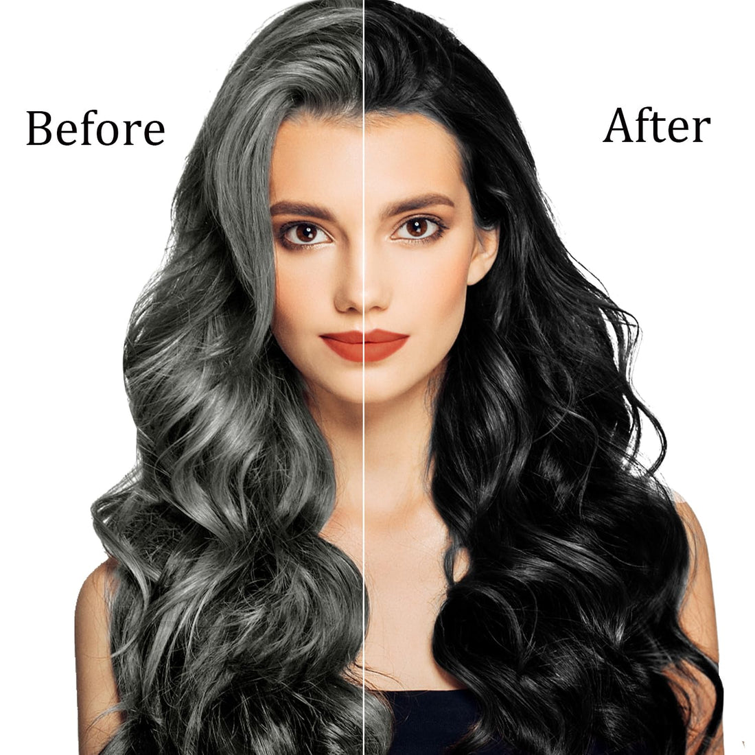 Farndu Hair dye Shampoo for Women & Men Gray Hair Coverage and Herbal Ingredients 3 In 1 Hair Color Shampoo(Black)