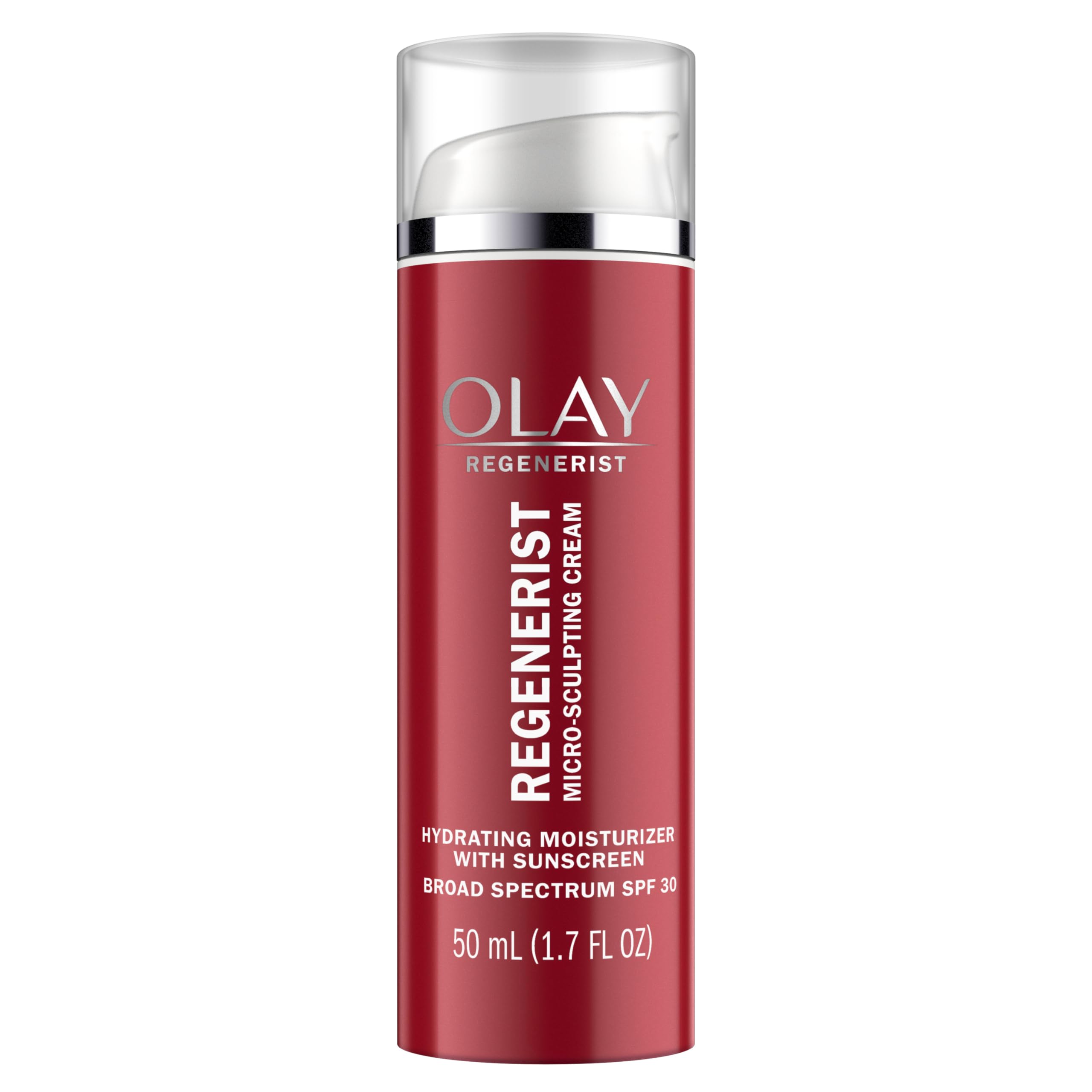 Face Moisturizer by Olay Regenerist Micro-Sculpting Cream Face Moisturizer with SPF 30 Broad Spectrum 1.7 oz