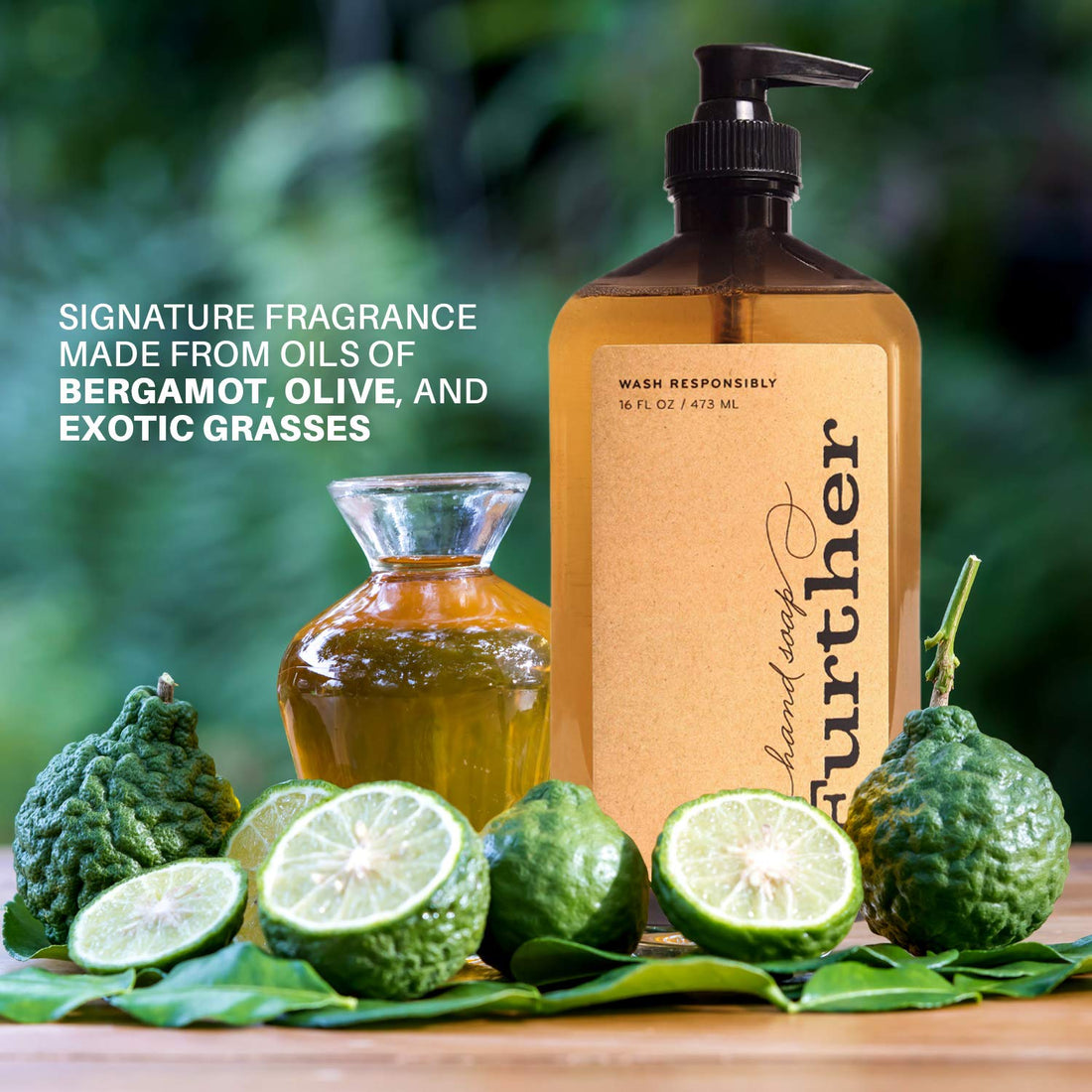 Further Glycerin Hand Soap, 16 Fluid Ounces (Pack of 2)