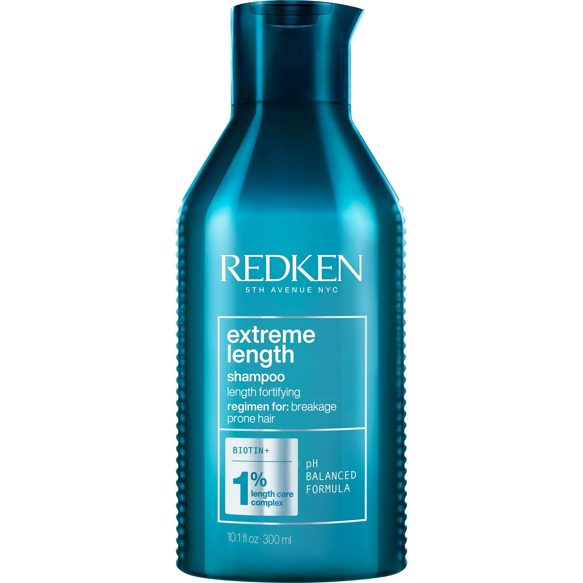 Redken Extreme Length Shampoo | For Hair Growth | Prevents Breakage & Strengthens Hair | Infused With Biotin | 10.1 Fl Oz, 10.1 fl. oz