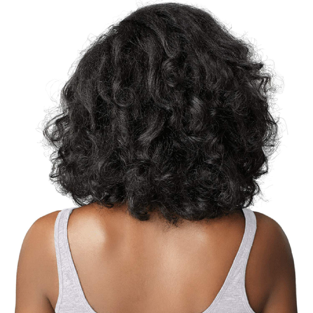Sensationnel Curls Kinks & CO All Curl Types From 3B-4C Instant Weave 1/2 Half Wig - IW BOSS LADY (1B [Off Black])